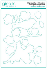 Load image into Gallery viewer, Gina K Designs - Birds and Magnolias - Stamp Set and Die Set Bundle
