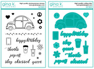 Gina K Designs Slay Queen - Stamp Set and Die Set Bundle