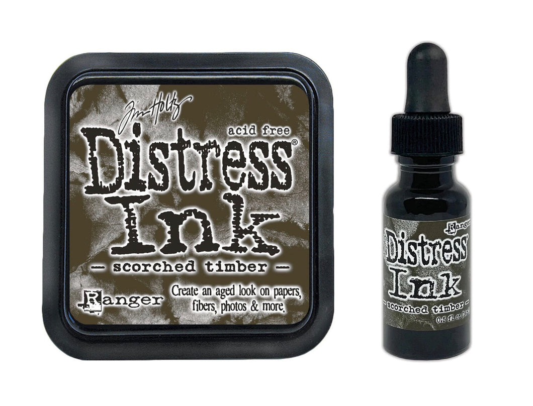 Tim Holtz - Distress Ink Pad with Reinker - Scorched Timber