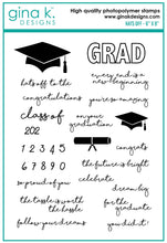 Load image into Gallery viewer, Gina K Designs - Hats Off - Stamp Set and Die Set Bundle
