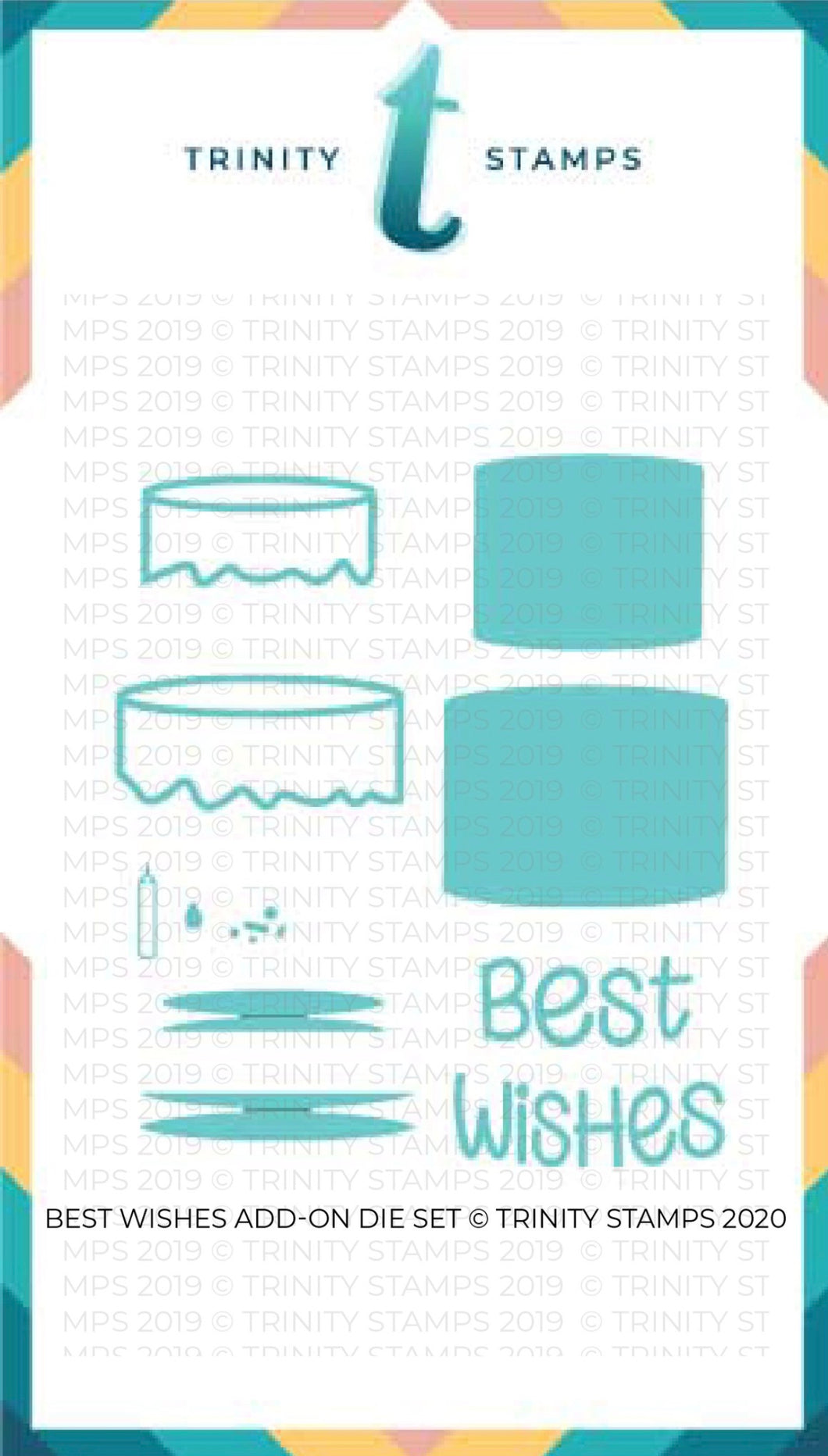 Trinity Stamps - Best Wishes Add-On Die Set
