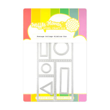 Load image into Gallery viewer, Waffle Flower - Postage Collage Slimline Die
