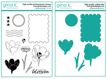 Load image into Gallery viewer, Gina K Designs - Spring in Bloom - Stamp Set and Die Set Bundle

