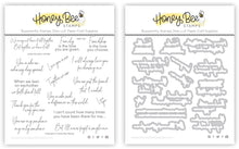 Load image into Gallery viewer, Honey Bee Stamps - Lean On Each Other - Stamp Set and Die Set Bundle
