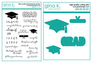 Gina K Designs - Hats Off - Stamp Set and Die Set Bundle
