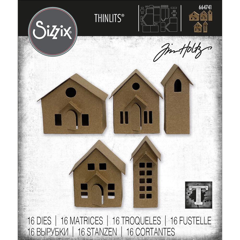 Sizzix - Tim Holtz - Thinlits Dies - Paper Village
