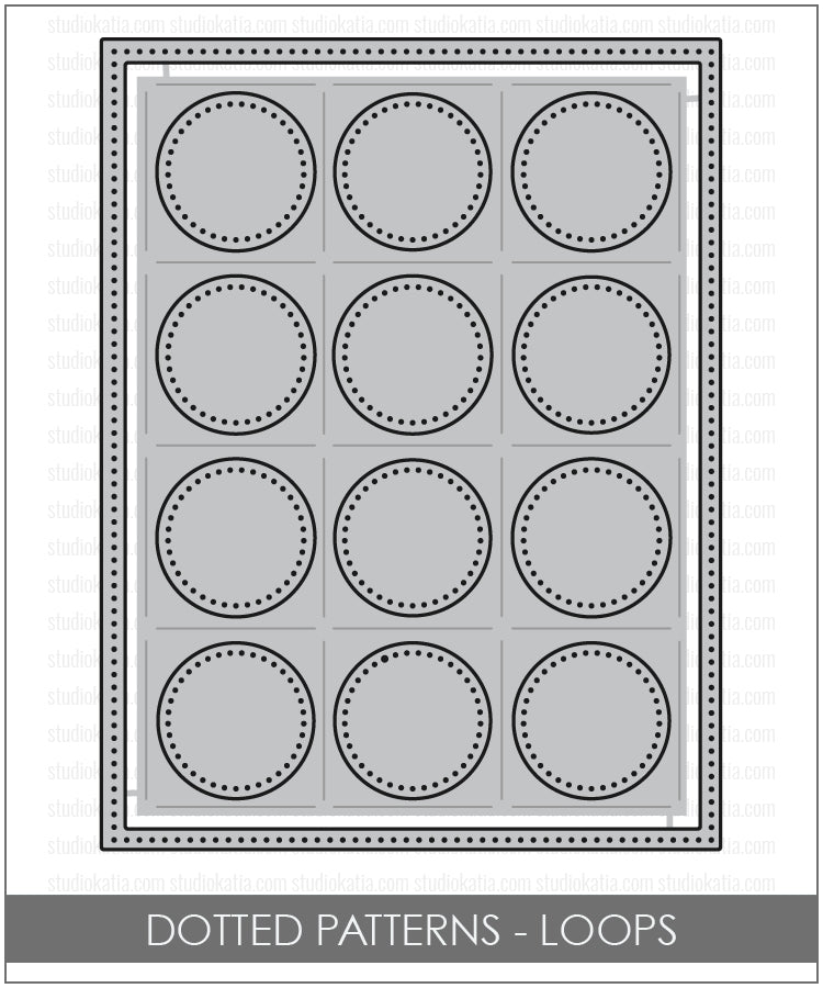 Studio Katia - Dotted Patterns Loops Cover Die
