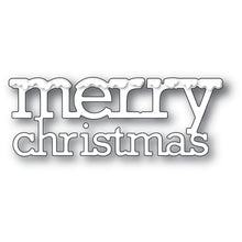 Load image into Gallery viewer, Poppy Stamps - Snowy Merry Christmas Die - Style 2387
