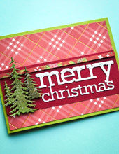 Load image into Gallery viewer, Poppy Stamps - Snowy Merry Christmas Die - Style 2387
