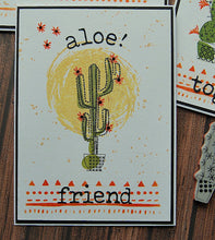 Load image into Gallery viewer, Stampers Anonymous - Tim Holtz - Cling Mounted Rubber Stamp Set - Mod Cactus
