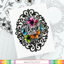 Load image into Gallery viewer, Waffle Flower - Wild Rose Combo - Stamp Set and Die Set Bundle
