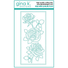 Load image into Gallery viewer, Gina K Designs - Rose Mini Slimline Plate
