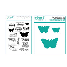 Load image into Gallery viewer, Gina K Designs - Sympathy and Love - Stamp Set and Die Set Bundle
