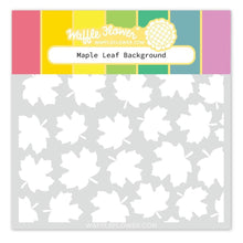 Load image into Gallery viewer, Waffle Flower - Maple Leaf Background Stencil

