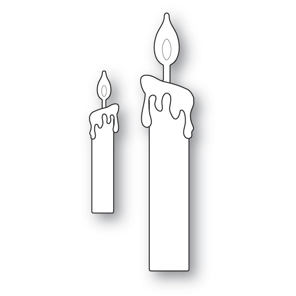 Memory Box - Melted Candles Die - Style 94593