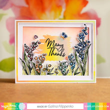 Load image into Gallery viewer, Waffle Flower - Lily of the Valley Combo - Stamp Set and Die Set Bundle
