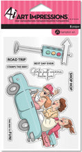 Load image into Gallery viewer, Art Impressions - SC0795 - Road Trip Stamp Set
