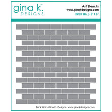 Load image into Gallery viewer, Gina K Designs - Stencil - Brick Wall
