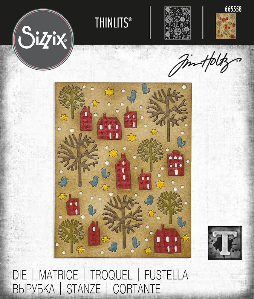 Sizzix - Tim Holtz - Thinlits Dies - Countryside
