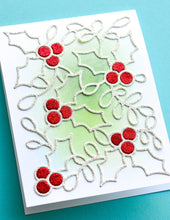 Load image into Gallery viewer, Poppy Stamps - Holly Background Die - Style 2392
