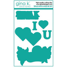 Load image into Gallery viewer, Gina K Designs - Sealed With A Kiss - Stamp Set and Die Set Bundle
