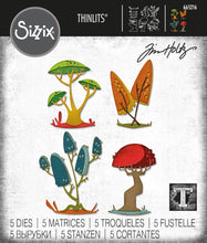 Load image into Gallery viewer, Sizzix - Tim Holtz - Thinlits Dies - Funky Toadstools
