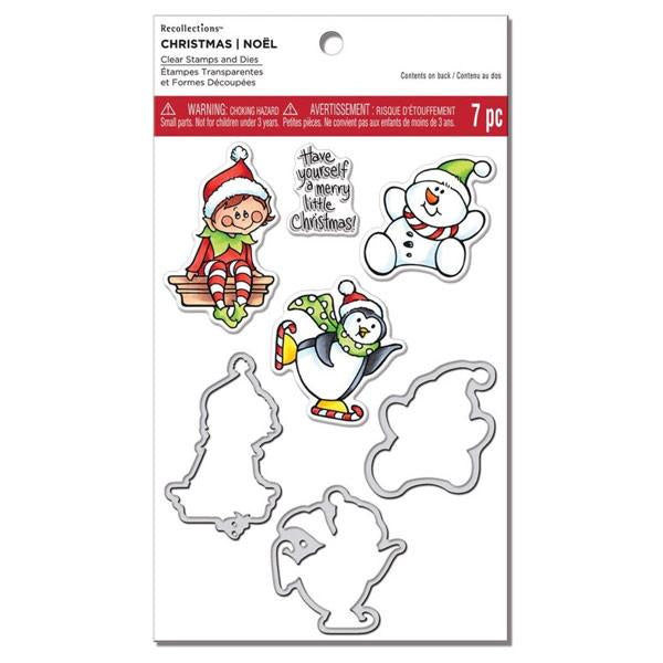 Recollections - Elf and Friends Stamp and Die Set