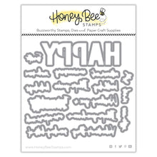 Load image into Gallery viewer, Honey Bee Stamps - Happy Happy Happy - Stamp Set and Die Set Bundle
