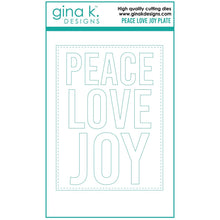 Load image into Gallery viewer, Gina K Designs - Peace Love and Joy Plate
