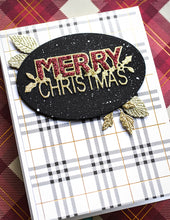 Load image into Gallery viewer, Poppy Stamps - Holly Merry Christmas Die - Style 2393
