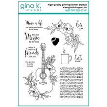 Load image into Gallery viewer, Gina K Designs - Music To My Soul - Stamp Set and Die Set Bundle
