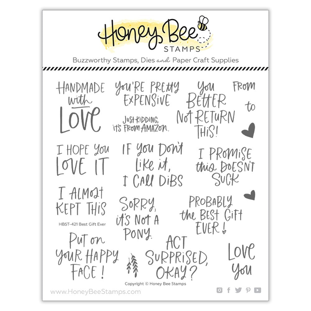 Honey Bee Stamps - Best Gift Ever Stamp Set