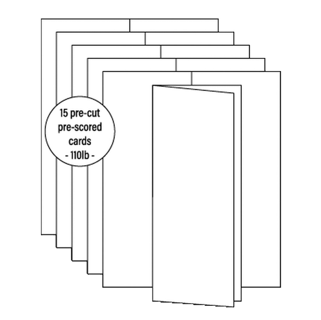 Pink and Main - Slimline Card Bases