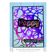Load image into Gallery viewer, The Rabbit Hole Designs - Overlapping Circles 6x6 Stencil
