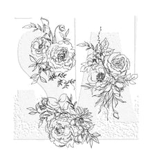 Load image into Gallery viewer, Stampers Anonymous - Tim Holtz - Cling Mounted Rubber Stamp Set - Floral Outline
