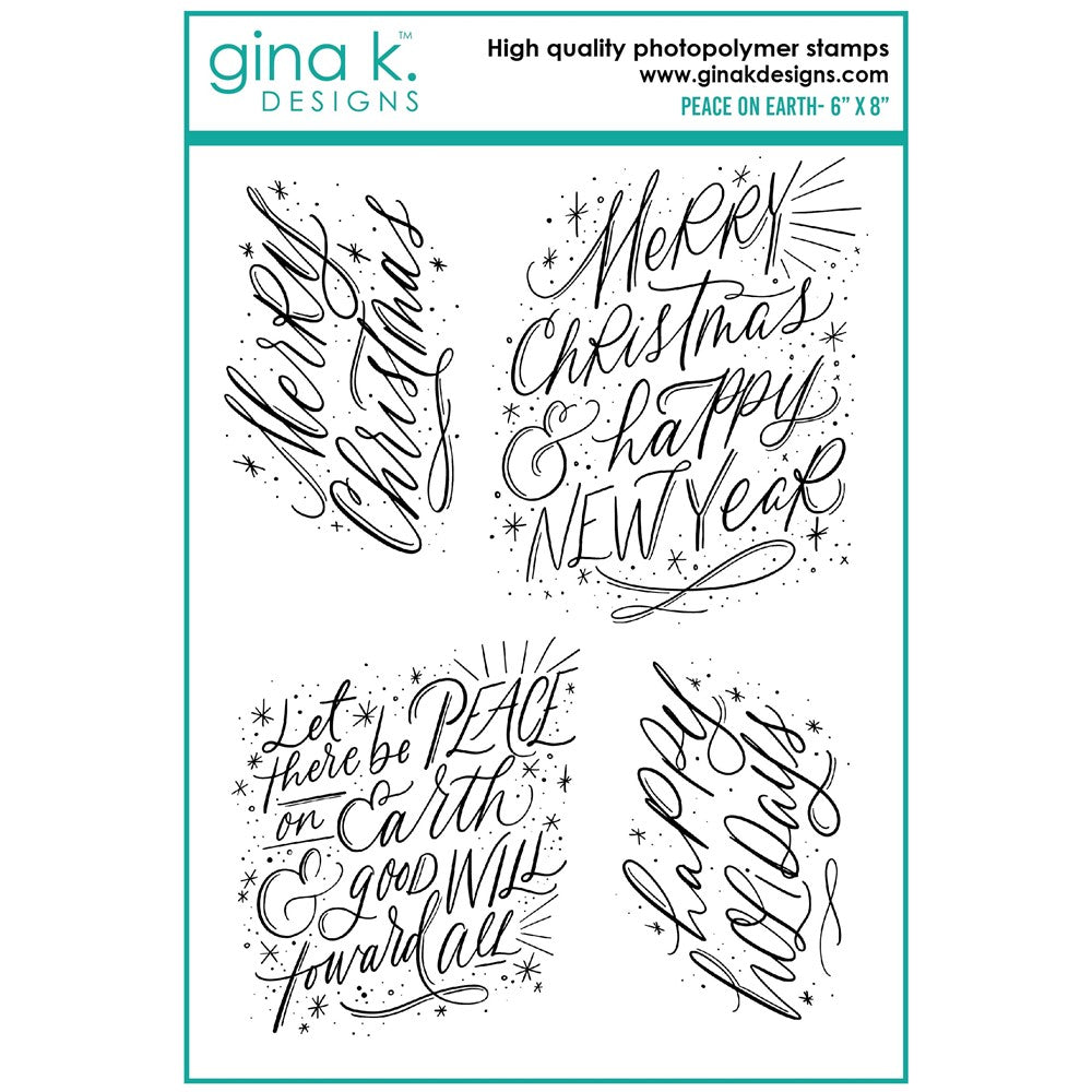 Gina K Designs - Peace on Earth Stamp Set