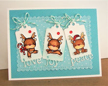 Load image into Gallery viewer, Mama Elephant - Christmas Reindeer - Stamp and Die Set Bundle
