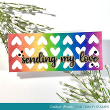 Load image into Gallery viewer, Trinity Stamps - Slimline Sweetheart Panel Die
