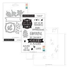 Load image into Gallery viewer, Concord &amp; 9th - Autumn Hues - Stamp, Die and Stencil Bundle
