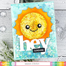 Load image into Gallery viewer, Waffle Flower - Oversized Hey Hi Hello Print Die
