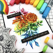 Load image into Gallery viewer, Stampers Anonymous - Tim Holtz - Cling Mounted Rubber Stamp Set - Floral Outline
