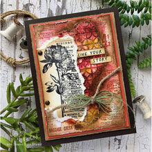 Load image into Gallery viewer, Stampers Anonymous - Tim Holtz - Cling Mounted Rubber Stamp Set - Botanic Collage
