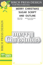Load image into Gallery viewer, Birch Press Design - Sugar Script - Merry Christmas - Style 57471
