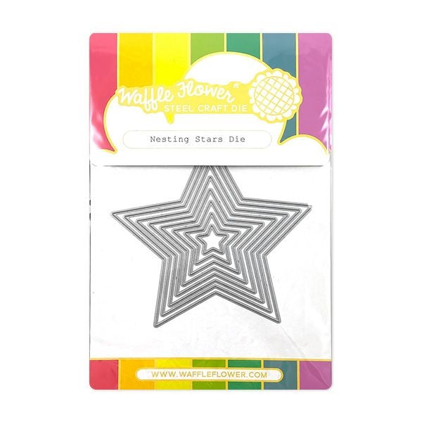 Waffle Flower - Nesting Stars Die