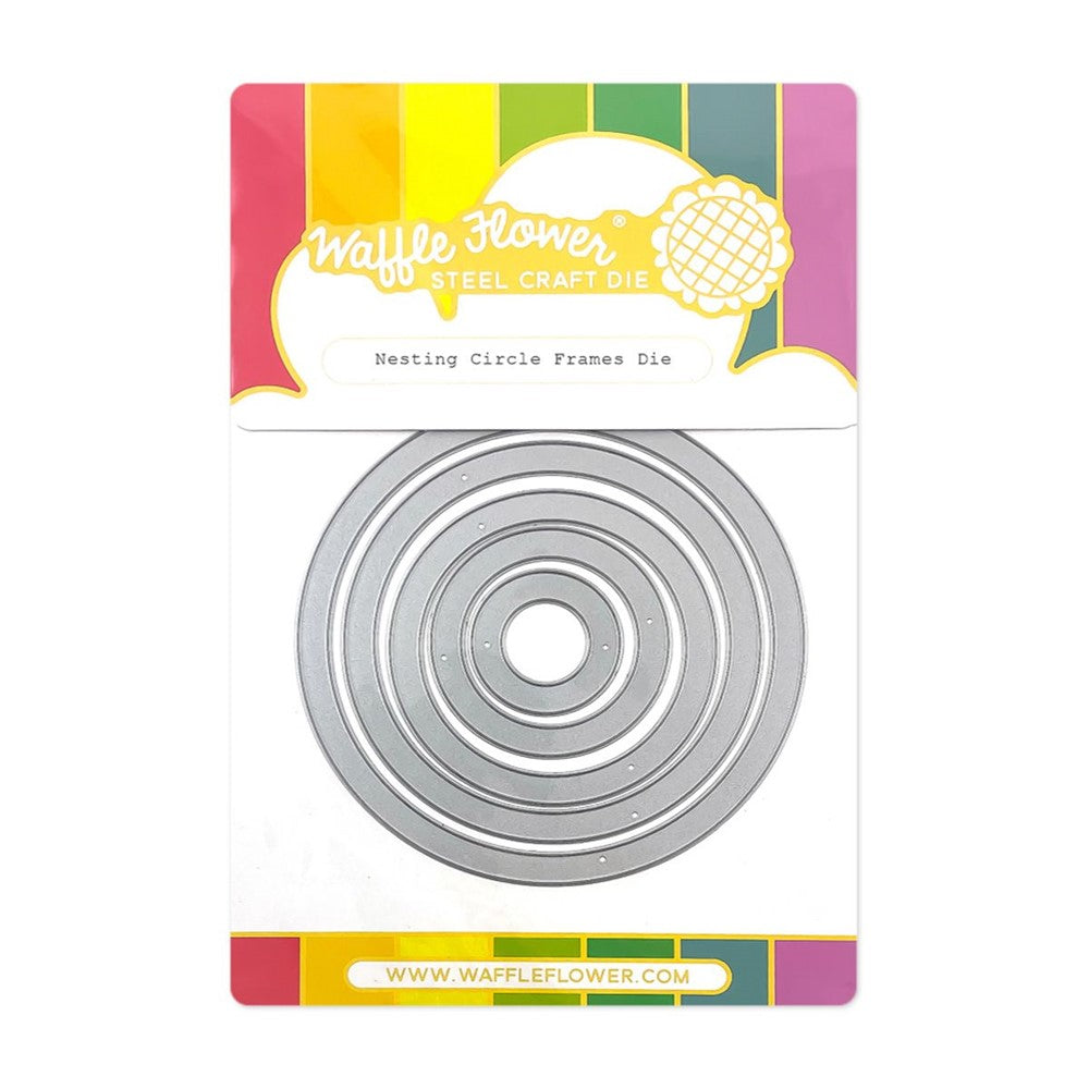 Waffle Flower - Nesting Circle Frames Die