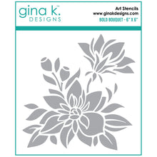 Load image into Gallery viewer, Gina K Designs - Stencil - Bold Bouquet
