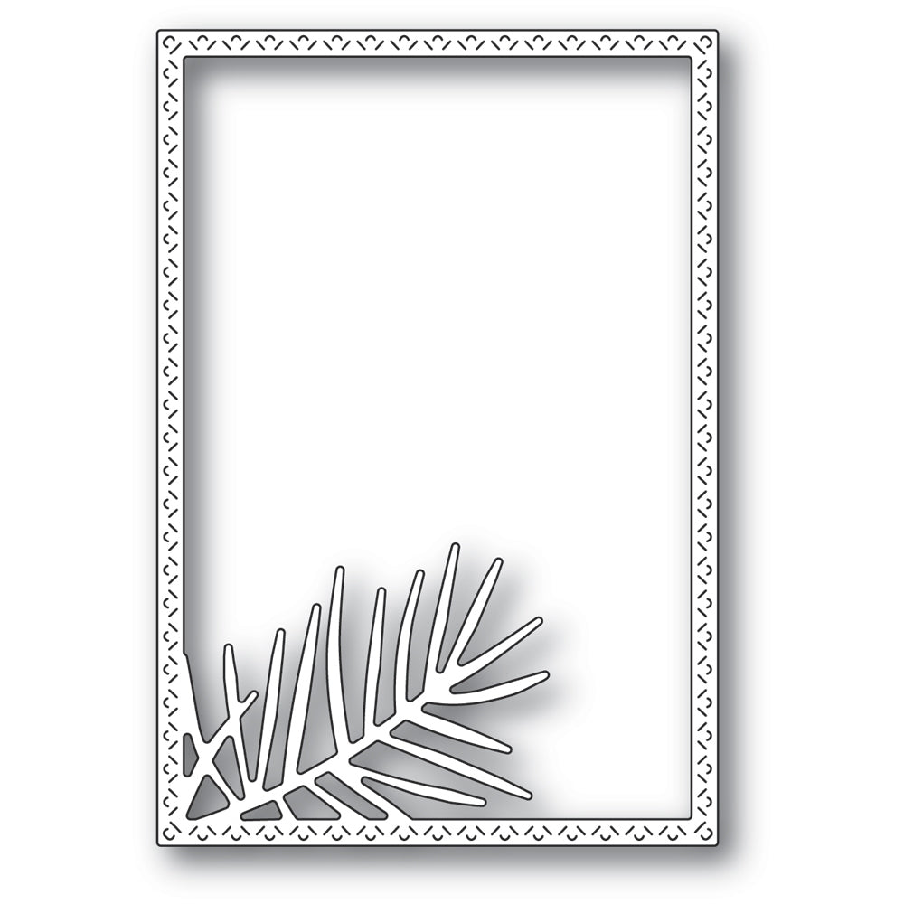 Memory Box - Pointed Pine Needle Frame Die - Style 94483