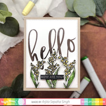 Load image into Gallery viewer, Waffle Flower - Lily of the Valley Combo - Stamp Set and Die Set Bundle
