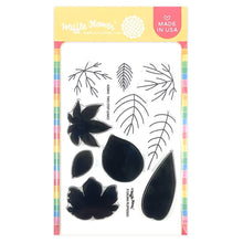 Load image into Gallery viewer, Waffle Flower - Two Step Leaves Combo - Stamp Set and Die Set Bundle
