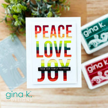Load image into Gallery viewer, Gina K Designs - Peace Love and Joy Plate
